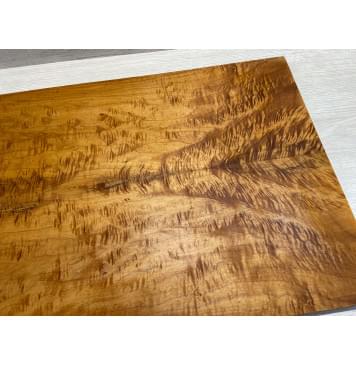 Клён Волнистый Печёный 180 гр заготовка на топ Смешанный АА Волна ААА 13х187-182х525 мм (2 шт, под заливку)-2