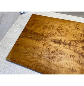 Клён Волнистый Печёный 180 гр заготовка на топ Смешанный АА Волна ААА 13х187-182х525 мм (2 шт, под заливку)-3