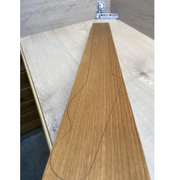 Клён Печёный 180гр заготовка грифа для бас-гитары Смешанный ААА 24х87-80х840 мм-3