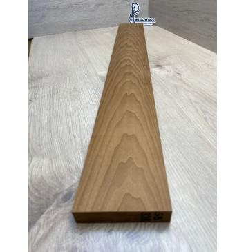 Клён Печёный 180гр заготовка грифа для бас-гитары Тангент ААА 25х108х890 мм-4