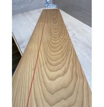 Клён Печёный 180гр заготовка грифа для бас-гитары Тангент ААА 25х173х1020 мм-11