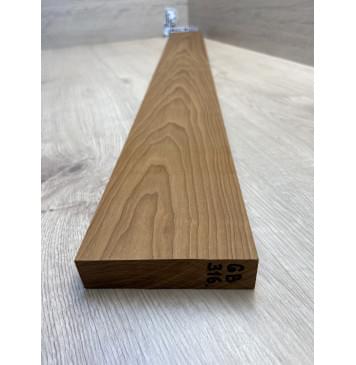 Клён Печёный 180гр заготовка грифа для бас-гитары Тангент ААА 26х104х1005 мм-3