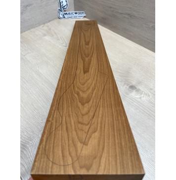 Клён Печёный 180 гр заготовка грифа для электрогитары Тангент АА 26.5х97х670 мм-6