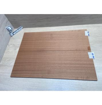 Сапели заготовка комплекта (Дека + Обечайки) акустической гитары Радиал АА 5х200х550 мм (Дека 2шт) Радиал АА 3х120х945 мм (Обечайка 2шт)-4