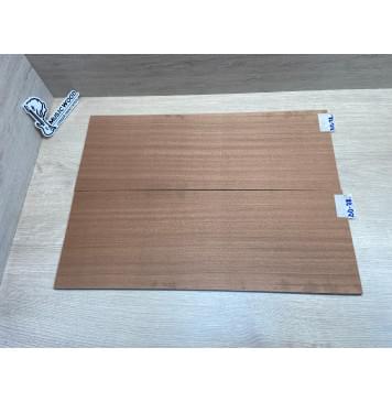 Сапели заготовка комплекта (Дека + Обечайки) акустической гитары Радиал ААА 4.8х200х550 мм (Дека 2шт) Радиал АА 3х120х945 мм (Обечайка 2шт)-1