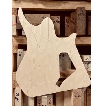 Strandberg Guitars, BODEN METAL NX 7, полный комплект шаблонов для фрезеровки гитары, фанера 8мм.-3