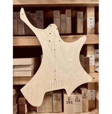 Strandberg Guitars, BODEN METAL NX 7, полный комплект шаблонов для фрезеровки гитары, фанера 8мм.-4