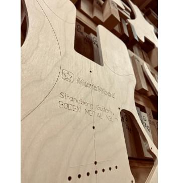 Strandberg Guitars, BODEN METAL NX 7, полный комплект шаблонов для фрезеровки гитары, фанера 8мм.-5