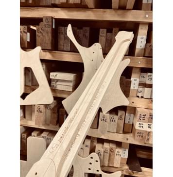 Strandberg Guitars, BODEN METAL NX 7, полный комплект шаблонов для фрезеровки гитары, фанера 8мм.-8