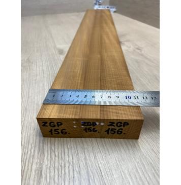 Клён Печёный 180гр заготовка для переклеенного грифа электрогитары Радиал АА 33х(43-21-43)х715 мм (Сучок вырезается при фрезеровке профиля грифа)-7