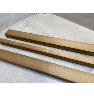 Клён Печёный 180гр заготовка для переклеенного грифа электрогитары Радиал АА 29х(44-21-44)х760 мм-2