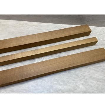 Клён Печёный 180гр заготовка для переклеенного грифа электрогитары Радиал АА 29х(44-21-44)х760 мм-12