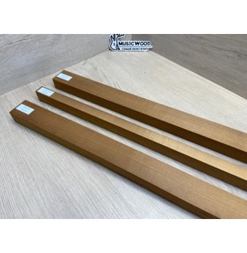 Клён Печёный 180гр заготовка для переклеенного грифа электрогитары Радиал АА 29х(44-21-44)х760 мм-13