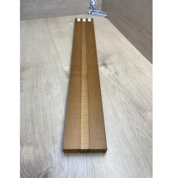 Клён Печёный 180гр заготовка для переклеенного грифа электрогитары Радиал АА 29х(44-21-44)х760 мм-9