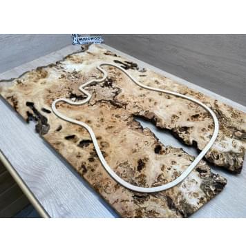 Тополь Белолистка Кап заготовка на топ под заливку Смешанный А Кап АА 19.5х210-180х660 мм- 2шт.(книжкой) (Уценка-гнилостные поражения древесины,под стабилизацию или работу с порозаполнителями)-9