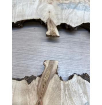 Клён Американский Каповый заготовка на топ Смешанный АА Кап АА 21х390-340х510 мм (2 шт)-4