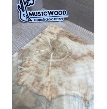 Клён Американский Каповый заготовка на топ Смешанный АА Кап АА 21х390-340х510 мм (2 шт)-7