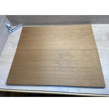 Ольха Печёная 180 гр заготовка на топ Смешанный ААА 17х259х620 мм -2 шт.(книжкой)  Ольха Печёная 180 гр заготовка на топ Смешанный ААА 17х259х620 мм -2 шт.(книжкой) -0