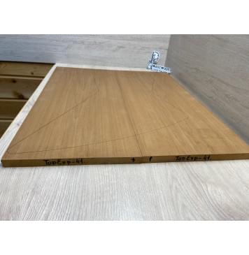 Ольха Печёная 180 гр заготовка на топ Смешанный ААА 17х259х620 мм -2 шт.(книжкой)  Ольха Печёная 180 гр заготовка на топ Смешанный ААА 17х259х620 мм -2 шт.(книжкой) -2