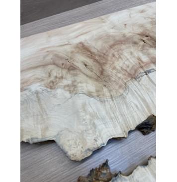 Клён Американский Каповый заготовка на топ Смешанный АА Кап А 20х390-340х635-585 мм - 2шт-5