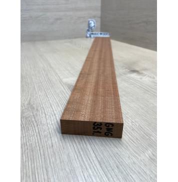 Сапели заготовка грифа для Безголовой гитары Радиал ААА 22х72х615 мм-1