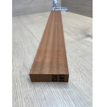 Сапели заготовка грифа для Безголовой гитары Радиал ААА 23х72х615 мм-1