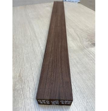 Венге заготовка грифа безголовой гитары Радиал ААА 32х(22-15-22)х595 мм - из 3х частей-4