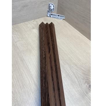 Венге заготовка грифа безголовой гитары Радиал ААА 32х(22-15-22)х595 мм - из 3х частей-6