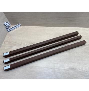 Венге заготовка грифа безголовой гитары Радиал ААА 32х(22-15-22)х595 мм - из 3х частей-7