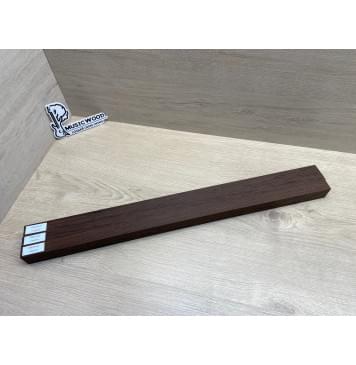 Венге заготовка грифа безголовой гитары Радиал ААА 32х(22-15-22)х595 мм - из 3х частей-8