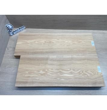 Ясень Белый Оливковый заготовка корпуса Тангент ААА 45.5х192х555-510 мм, 2шт, 622 кг/м3-7