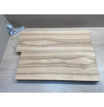 Ясень Белый Оливковый заготовка корпуса Тангент ААА 45.5х192х555-510 мм, 2шт, 622 кг/м3-10