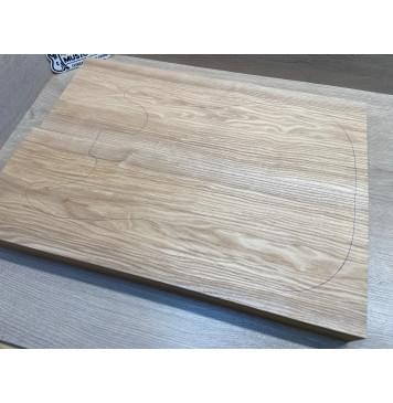 Ясень Белый Оливковый заготовка корпуса Тангент АА 46х190х525-515 мм, 2шт, 632 кг/м3-1