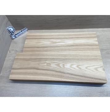 Ясень Белый Оливковый заготовка корпуса Тангент АА 43х167х510-475 мм, 2шт, 644 кг/м3-0