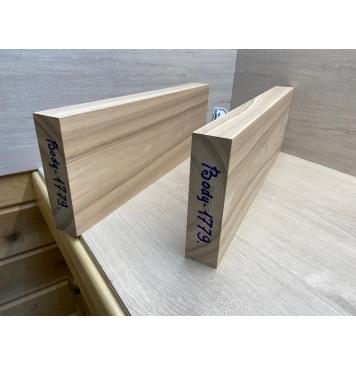 Ясень Белый Оливковый заготовка корпуса Тангент АА 43х167х510-475 мм, 2шт, 644 кг/м3-4