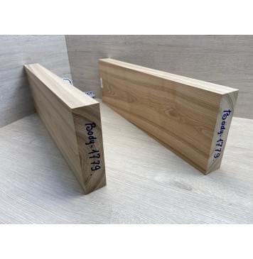 Ясень Белый Оливковый заготовка корпуса Тангент АА 43х167х510-475 мм, 2шт, 644 кг/м3-6