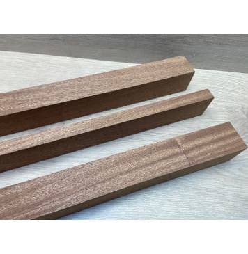 Сапели заготовка грифа электрогитары Радиал АА 51х(45-19-45)х755 мм - из 3х частей-1