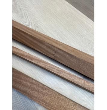 Сапели заготовка грифа электрогитары Радиал АА 51х(45-19-45)х755 мм - из 3х частей-5