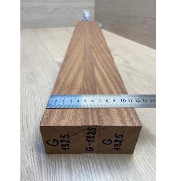 Сапели заготовка грифа электрогитары Радиал АА 51х(45-19-45)х755 мм - из 3х частей-4