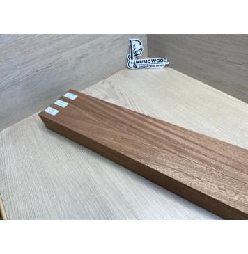 Сапели заготовка грифа электрогитары Радиал АА 51х(45-19-45)х755 мм - из 3х частей-7