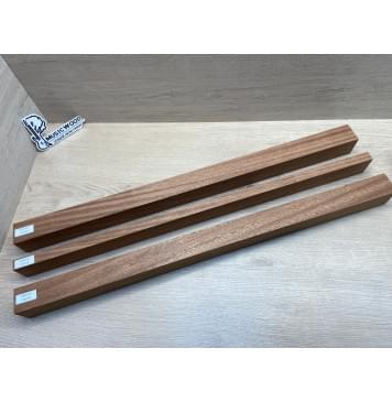 Сапели заготовка грифа электрогитары Радиал АА 51х(45-19-45)х755 мм - из 3х частей-12