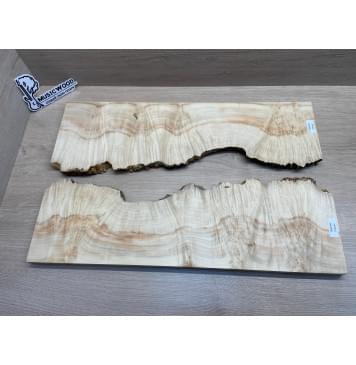 Клён Американский Каповый заготовка на топ Смешанный ААА Кап АА 22.5х390-340х600 мм - 2шт-8