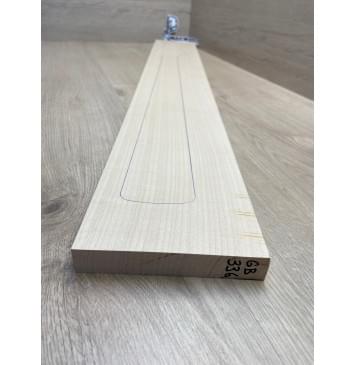 Клён Белый заготовка грифа для бас-гитары Радиал ААА 23х134х940 мм-1