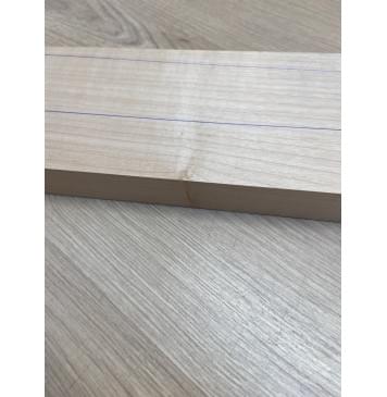 Клён Белый заготовка грифа для электрогитары Смешанный АА 26.5х106-100х720 мм-8