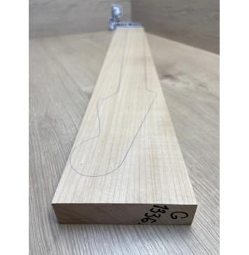 Клён Белый заготовка грифа для электрогитары Смешанный АА 26.5х106-100х720 мм-1