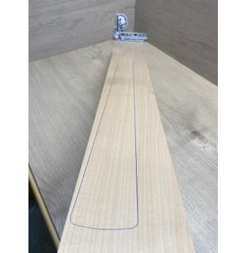 Клён Белый заготовка грифа для электрогитары Смешанный АА 26.5х106-100х720 мм-4