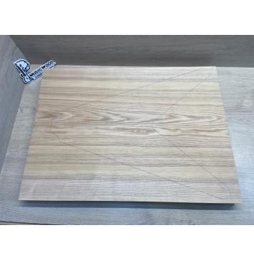 Ясень Белый Оливковый заготовка корпуса Смешанный ААА 44х230х620 мм, 2шт, 674 кг/м3-0