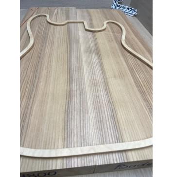 Ясень Белый Оливковый заготовка корпуса Радиал АА 45х180х570-545 мм, 2шт, 691 кг/м3-3