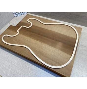 Ольха Печёная 180гр заготовка корпуса Смешанный АА 44х175х510-468 мм, 2шт, 470 кг/м3-2