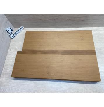 Ольха Печёная 180гр заготовка корпуса Радиал АА 45х172х520-485 мм, 2шт, 462 кг/м3 (Уценка-пороки с одной стороны)-0